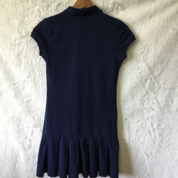 Ralph Lauren Navy Girl Polo Dress - Picture 9 of 11
